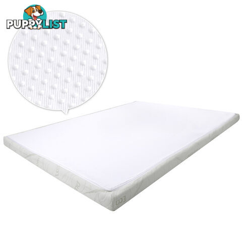 8cm Cool Gel Memory Foam Mattress Topper Eco-Friendly Bamboo Fabric Cover King