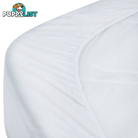 Fitted Non-Woven Waterproof Mattress Protector PU Coating Bed Cover Queen