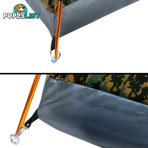 Double Camping Canvas Swag Tent Desert Camouflage w/ Bag