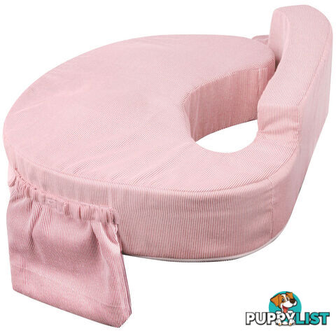 Baby Breast Feeding Support Memory Foam Breastfeeding Pillow Zip Cover Pink