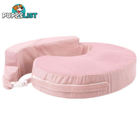 Baby Breast Feeding Support Memory Foam Breastfeeding Pillow Zip Cover Pink