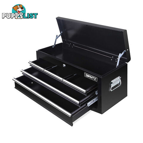 7 Drawers Mechanic Toolbox Chest Cabinet Tool Box Roller Trolley Black