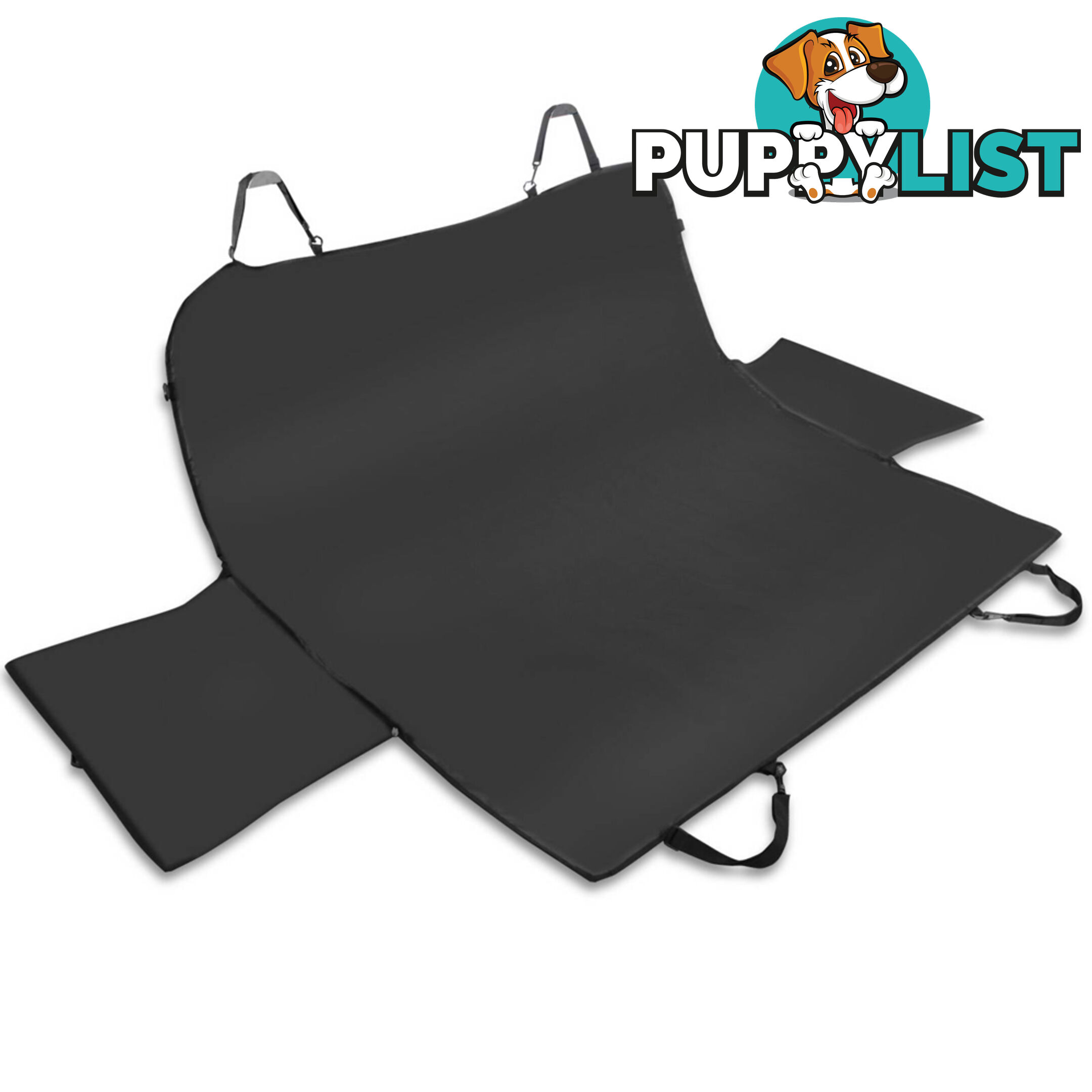 Cat Dog Car Back Seat Cover Waterproof Pet Hammock Protector Blanket Mat Black