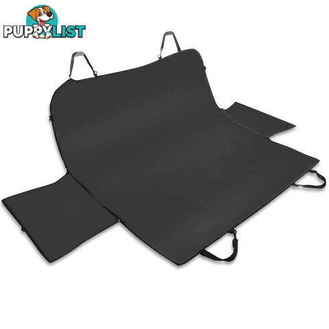 Cat Dog Car Back Seat Cover Waterproof Pet Hammock Protector Blanket Mat Black