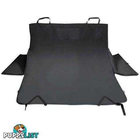 Cat Dog Car Back Seat Cover Waterproof Pet Hammock Protector Blanket Mat Black