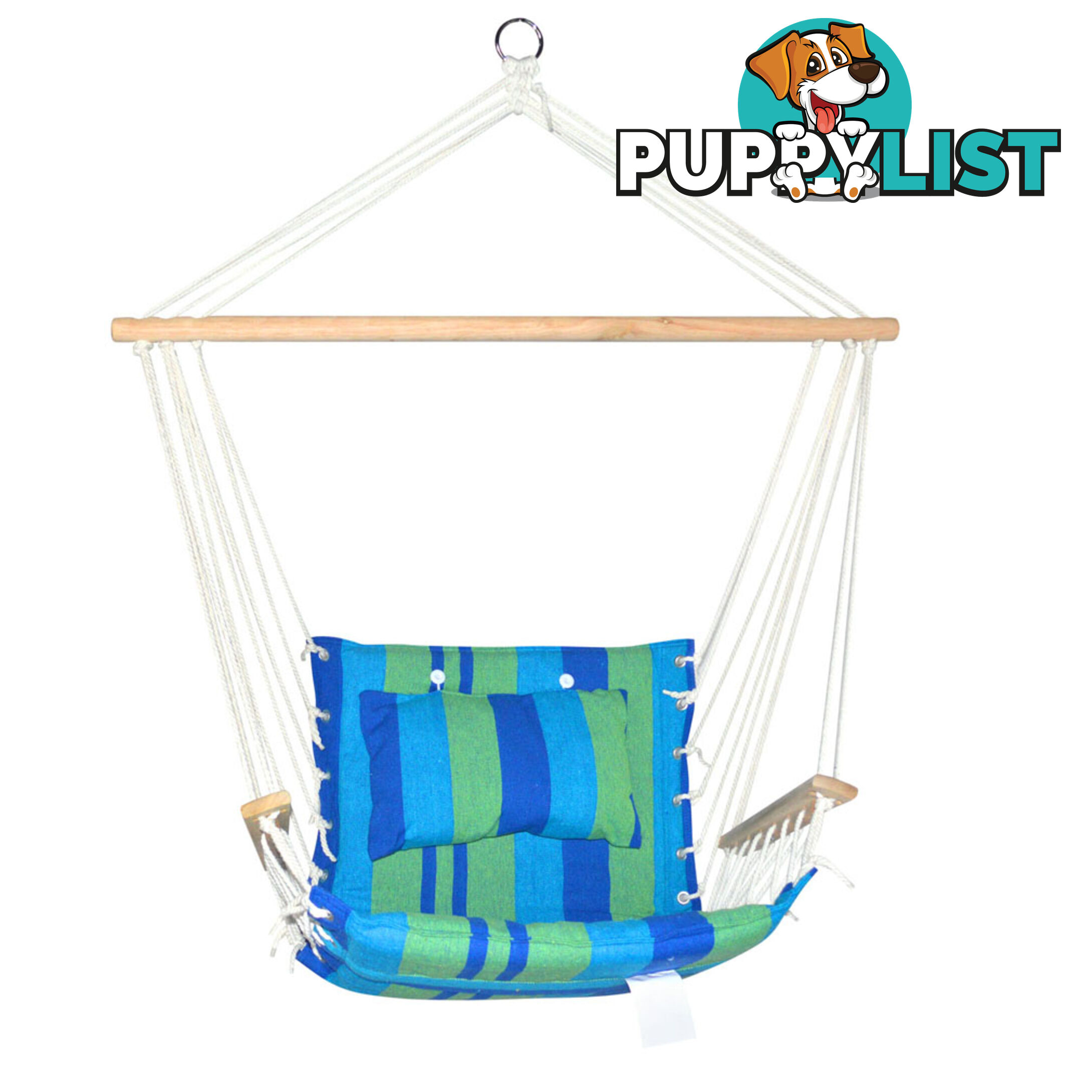 Hammock Swing Chair Blue Green