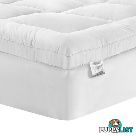 Luxury Mattress Topper Protector Pad Cover Pillowtop Memory Resistant King