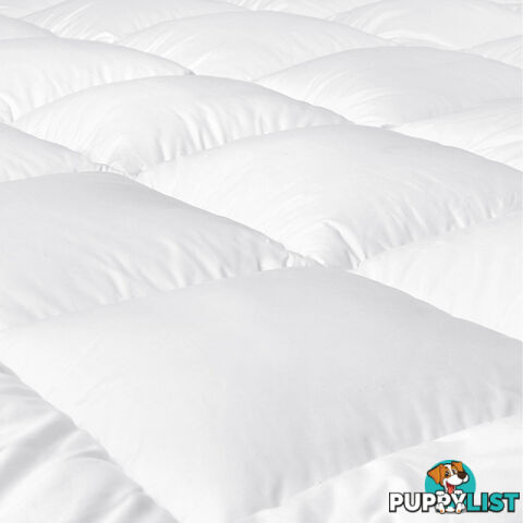 Luxury Mattress Topper Protector Pad Cover Pillowtop Memory Resistant King