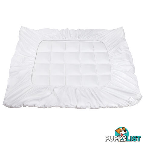 Luxury Mattress Topper Protector Pad Cover Pillowtop Memory Resistant King