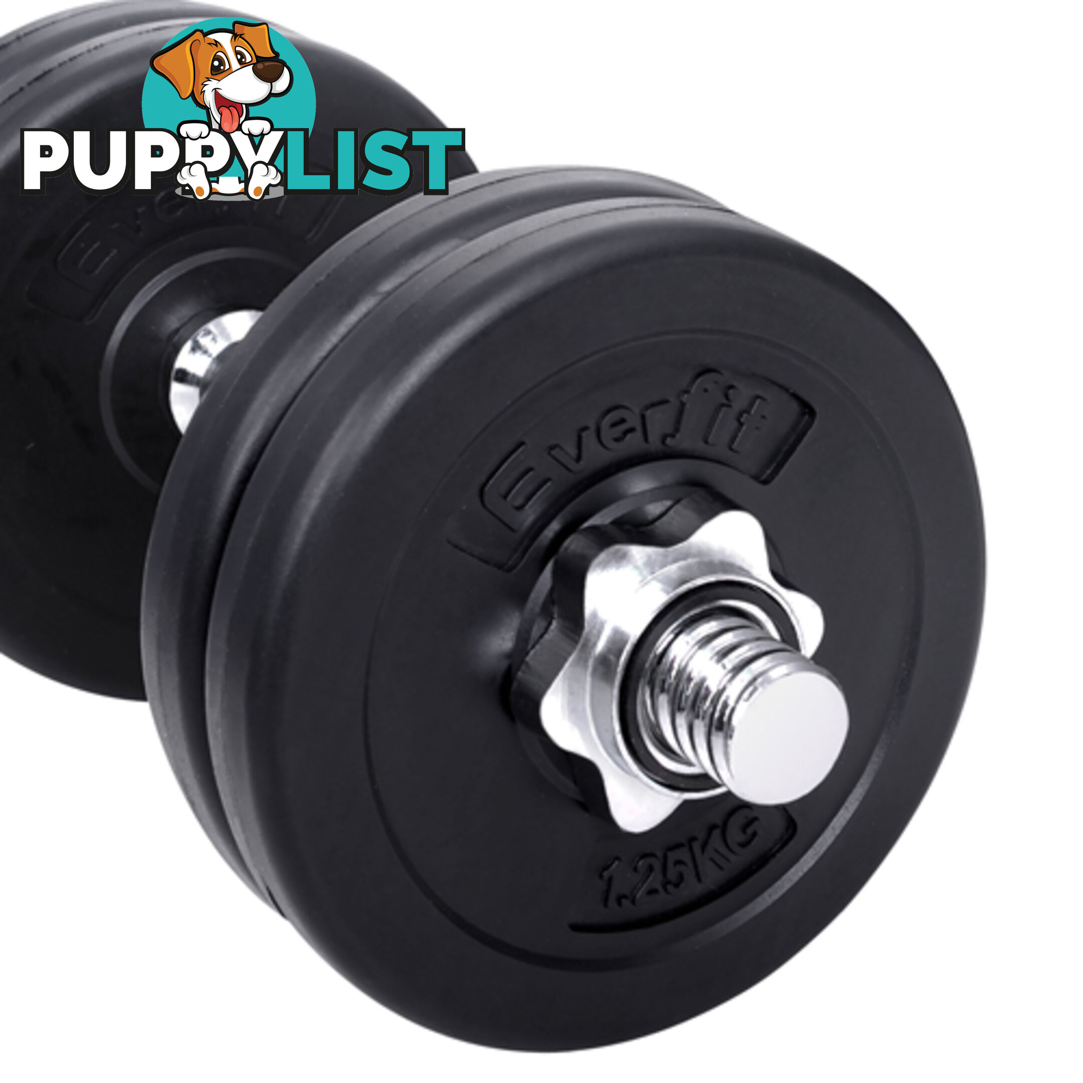 15kg Fitness Gym Exercise Dumbbell Set