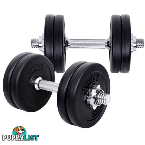 15kg Fitness Gym Exercise Dumbbell Set