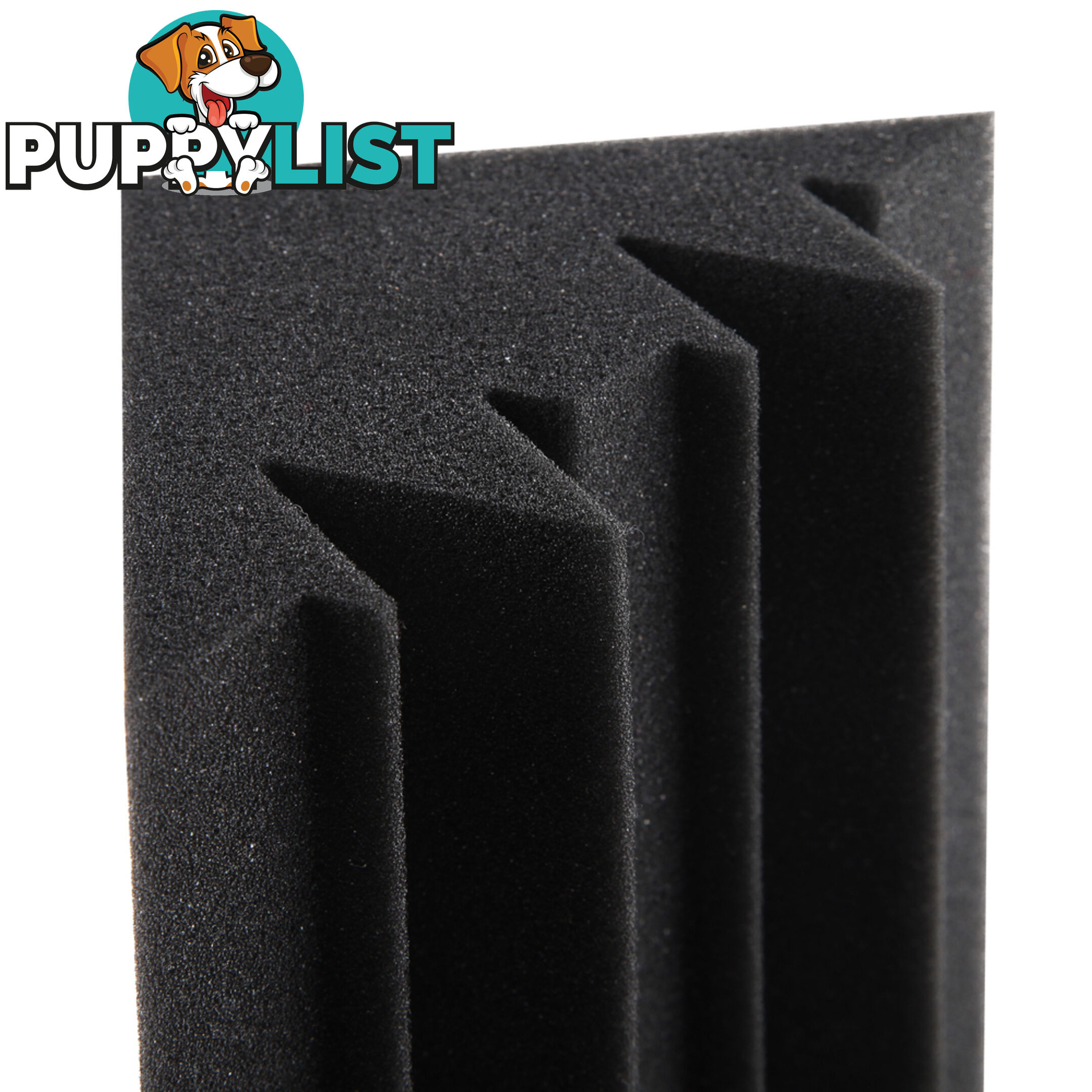 20 Studio Acoustic Foam Home Corner Bass Trap Sound Absorption Proofing Black