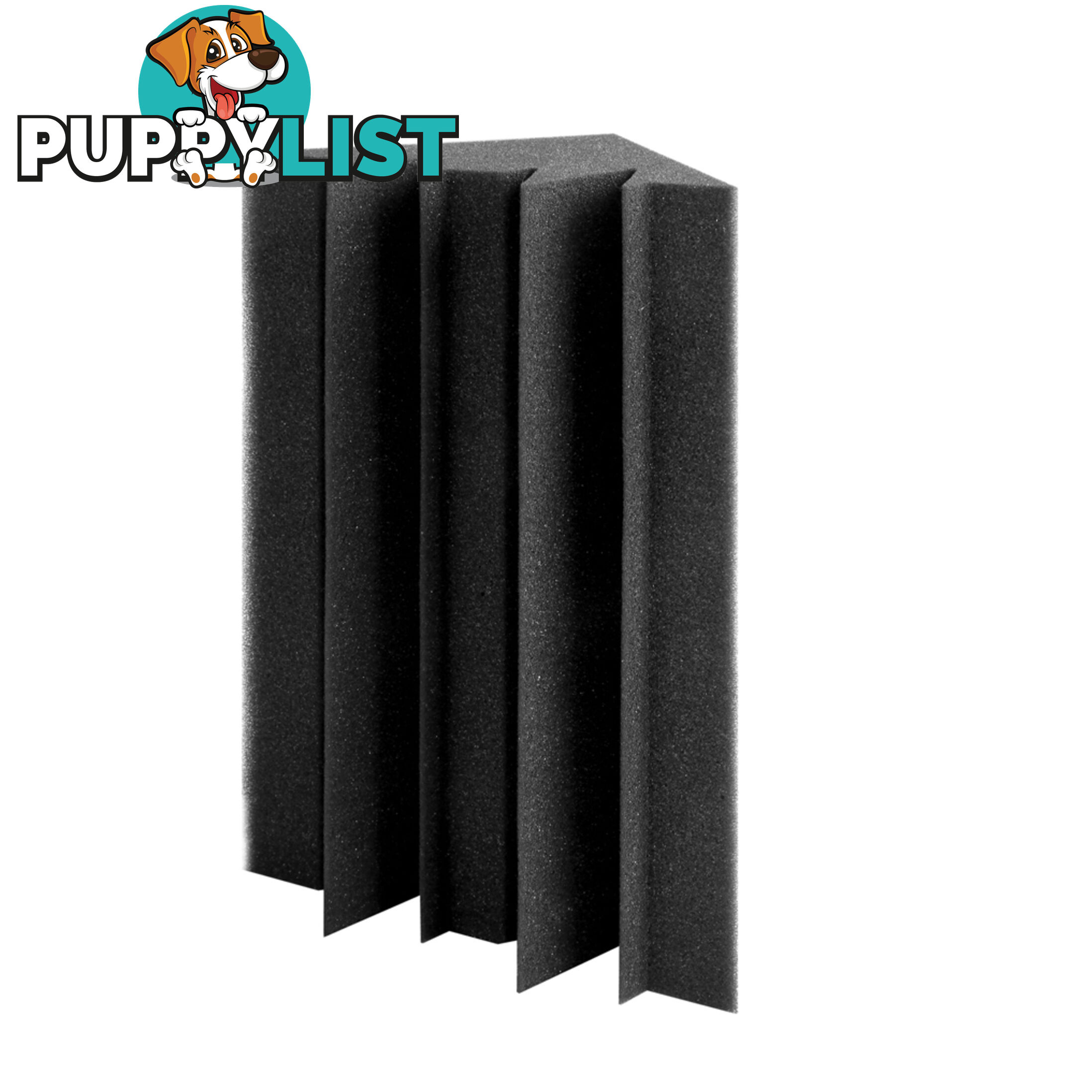 20 Studio Acoustic Foam Home Corner Bass Trap Sound Absorption Proofing Black