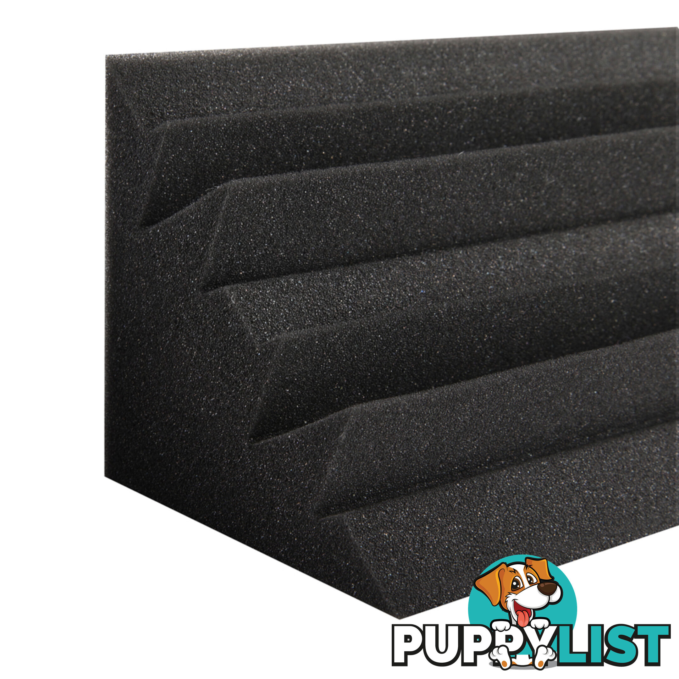 20 Studio Acoustic Foam Home Corner Bass Trap Sound Absorption Proofing Black