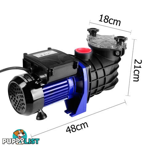 600W Swimming Pool Pump Electric Spa Self Priming Water Pressure 11000L/H 0.8HP