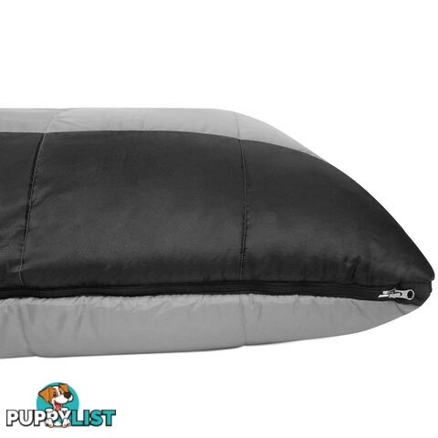 Outdoor Camping Sleeping Bag Single Thermal Hiking Tent Grey black