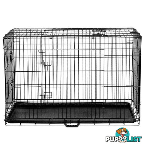 Metal Collapsible Dog Cage 42IN