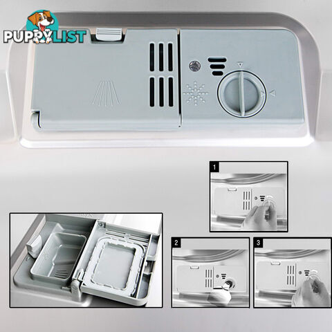 5 Star Chef Electric Benchtop Dishwasher Silver