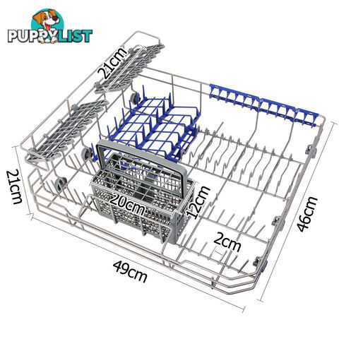 5 Star Chef Electric Benchtop Dishwasher Silver