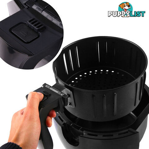 2.2L Air Fryer Low Fat Oil Less Deep Cooker Fast Healthy Black