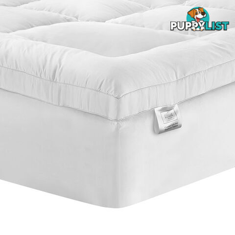 Luxury Mattress Topper Protector Pad Cover Pillowtop Memory Resistant Double