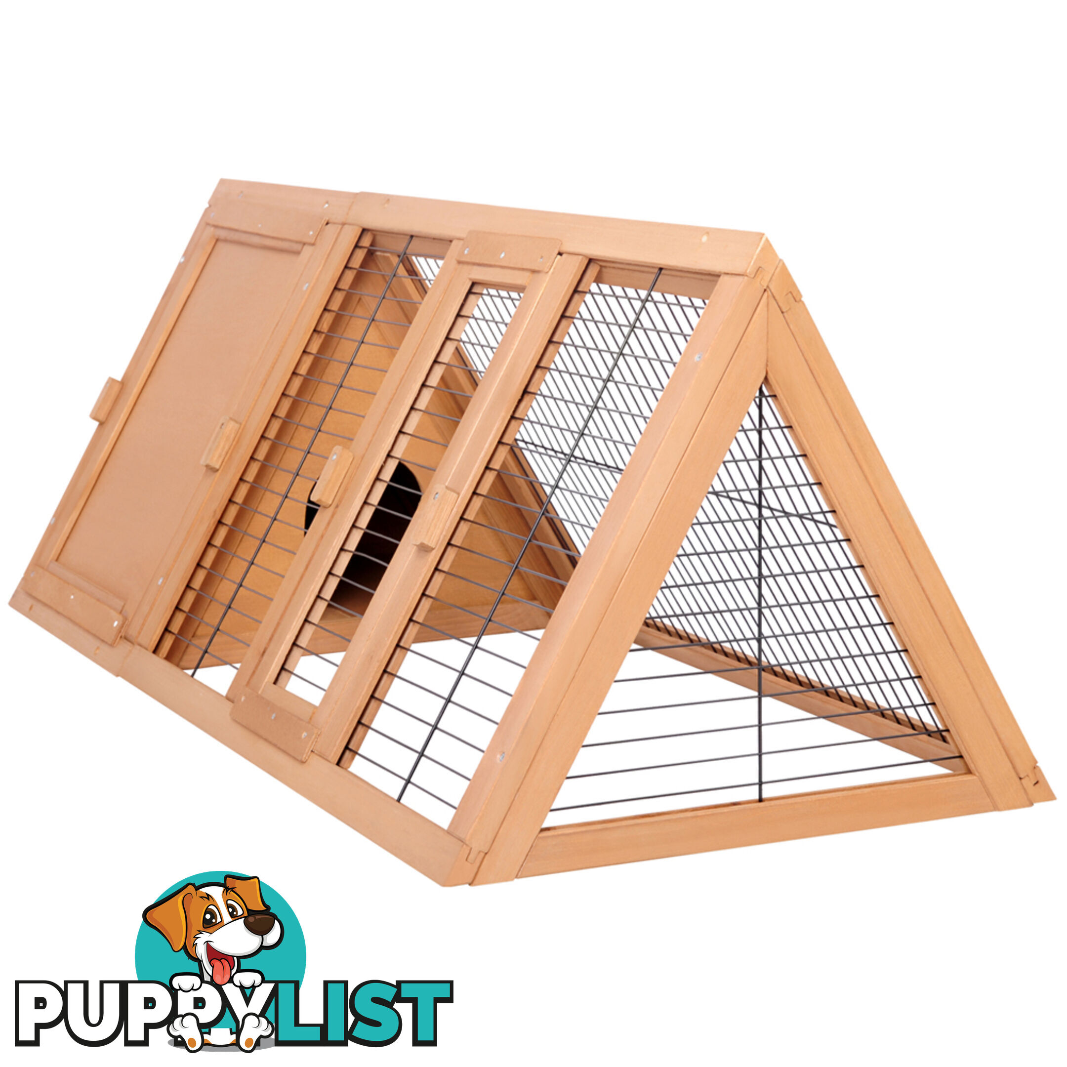 Rabbit Hutch Guinea Pig Chicken Ferret Cage Triangle