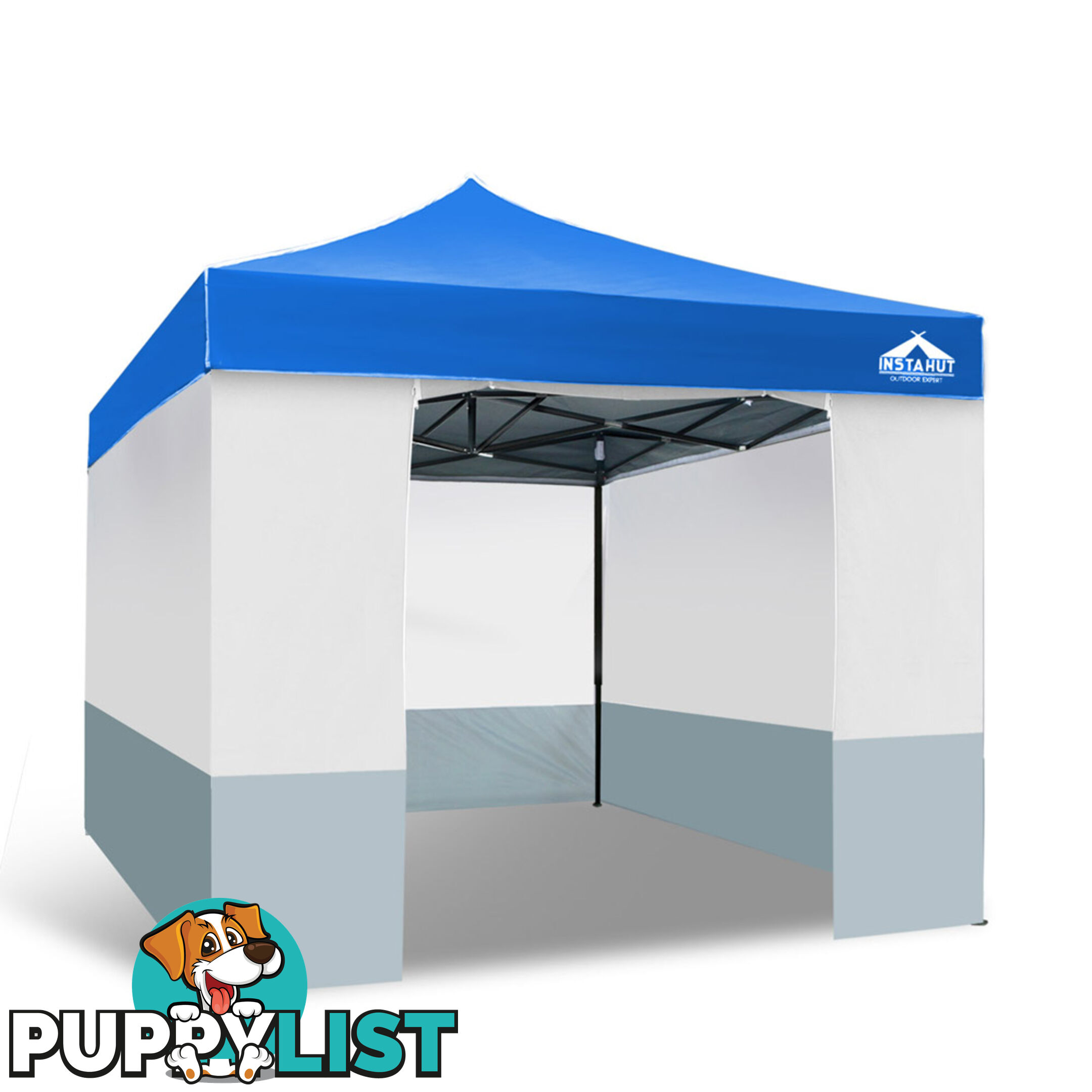 3X3 Pop Up Gazebo - Blue