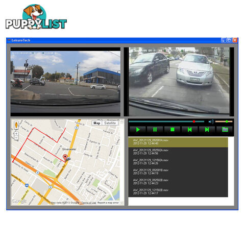 Dual Camera In-Car Digital Video Recorder (DVR)