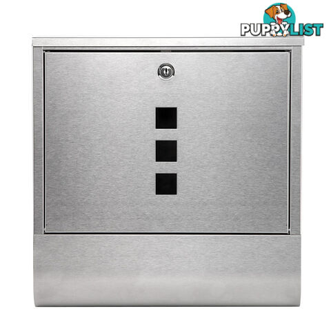 Wall Mount Mail Box Stainless Steel Letter Box Post Newspaper Mailbox Letterbox