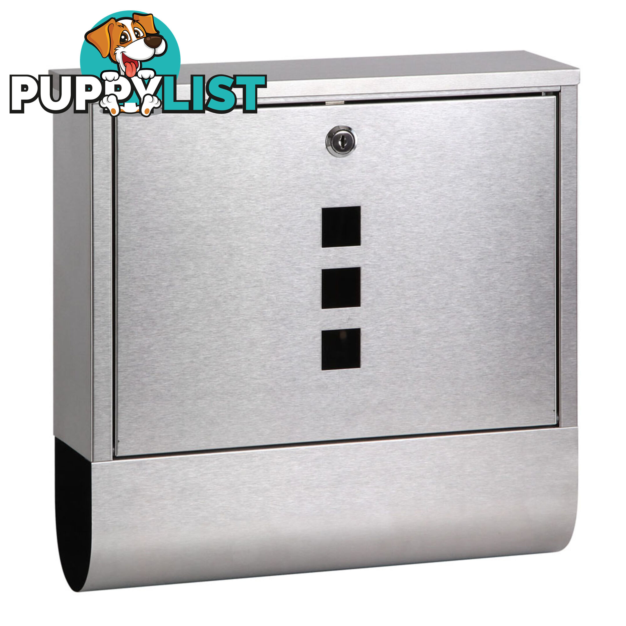 Wall Mount Mail Box Stainless Steel Letter Box Post Newspaper Mailbox Letterbox