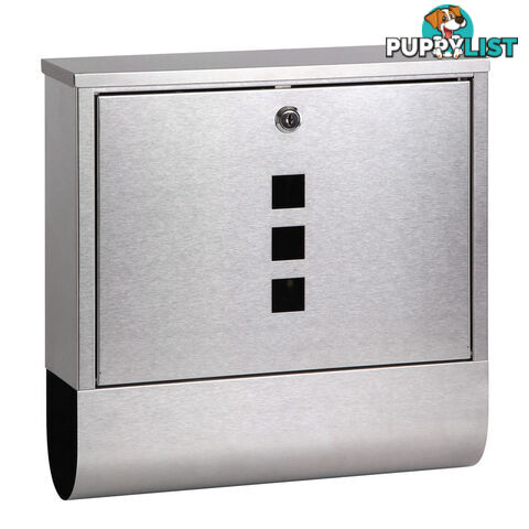 Wall Mount Mail Box Stainless Steel Letter Box Post Newspaper Mailbox Letterbox