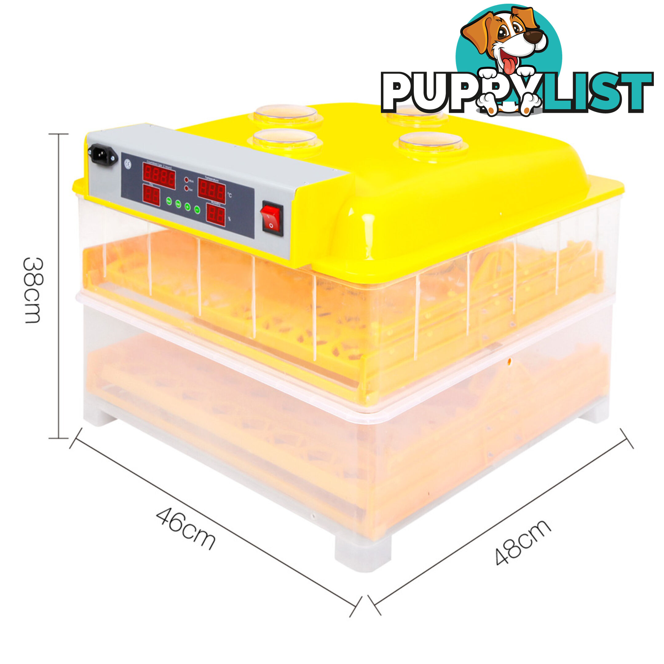 Automatic Digital LED 96 Egg Incubator Turning Chicken Duck Quail Poultry