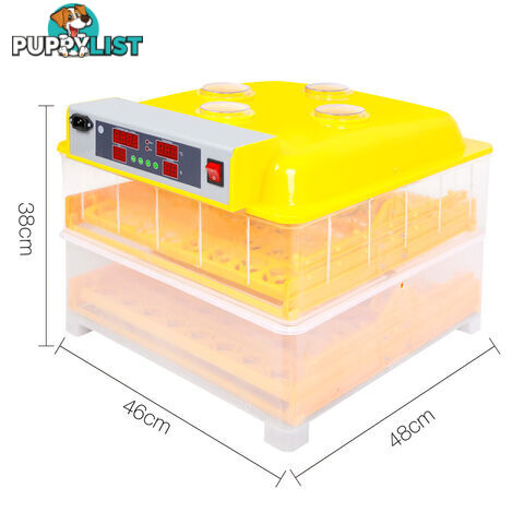 Automatic Digital LED 96 Egg Incubator Turning Chicken Duck Quail Poultry