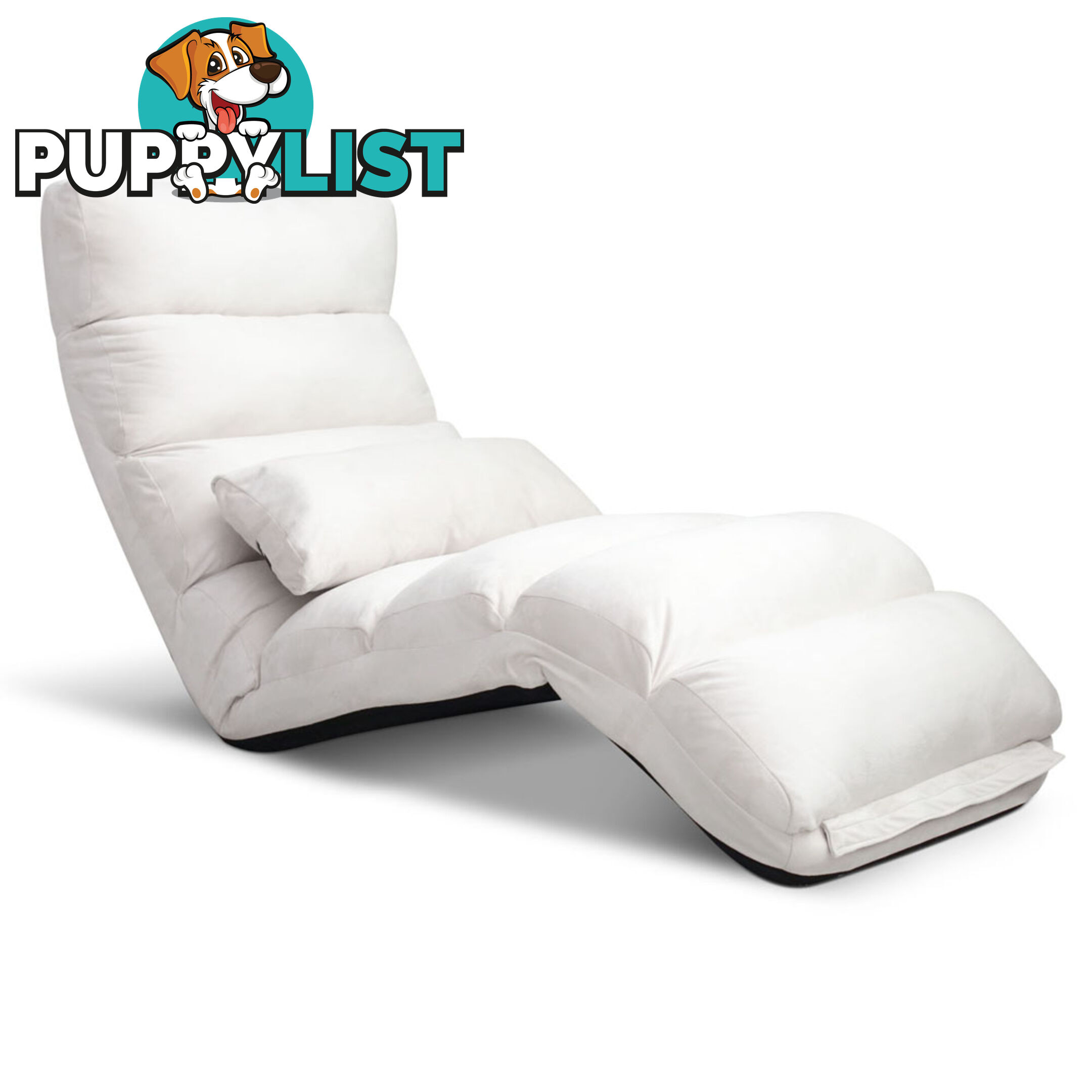 Lounge Sofa Chair - 75 Adjustable Angles _ Ivory