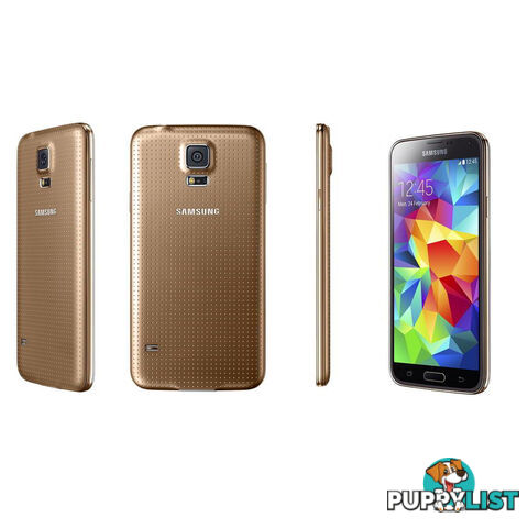 Samsung Galaxy S5 G900i Mobile Phone Gold Refurbished