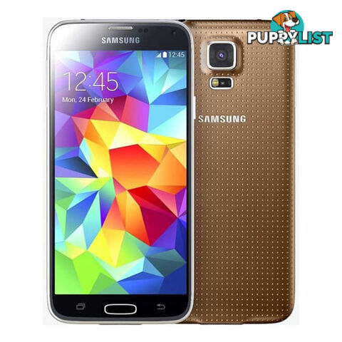 Samsung Galaxy S5 G900i Mobile Phone Gold Refurbished