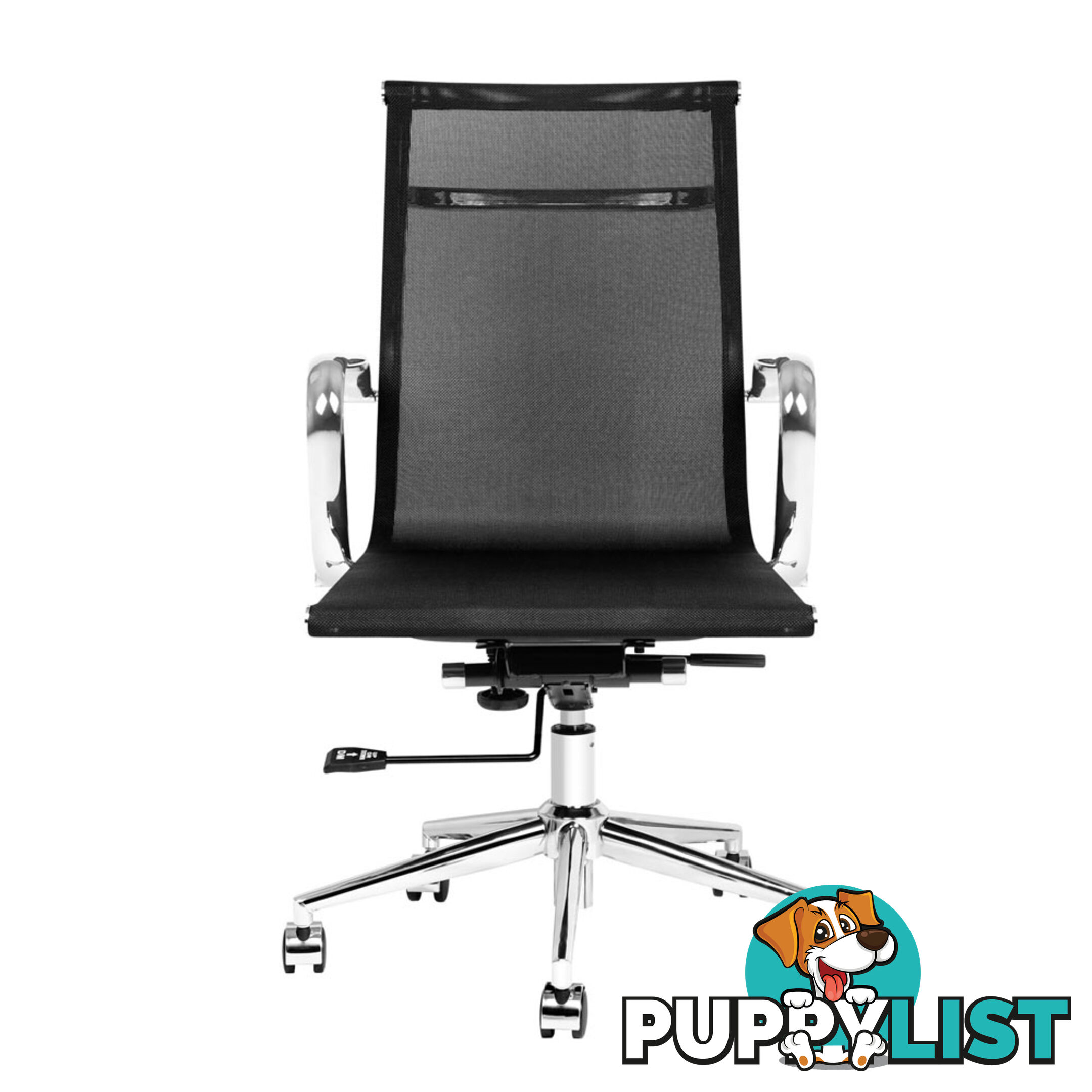 Executive Mesh Office Computer Chair Recliner Eames Replica Armchair Black