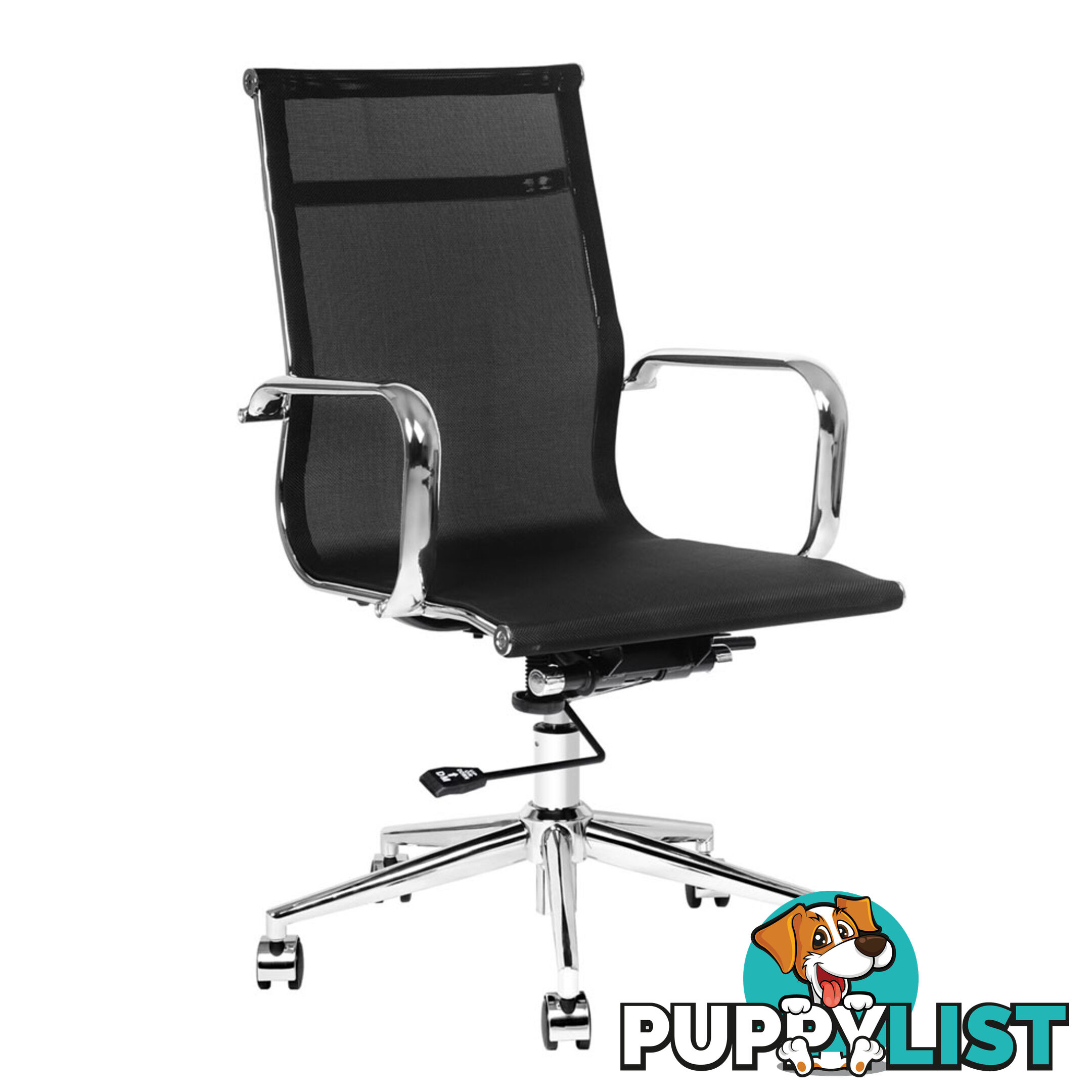 Executive Mesh Office Computer Chair Recliner Eames Replica Armchair Black