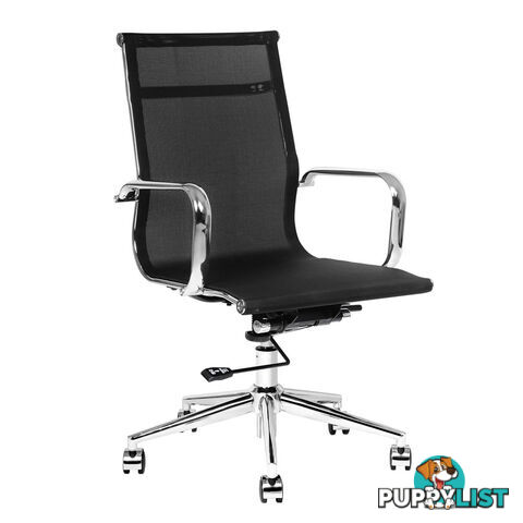 Executive Mesh Office Computer Chair Recliner Eames Replica Armchair Black