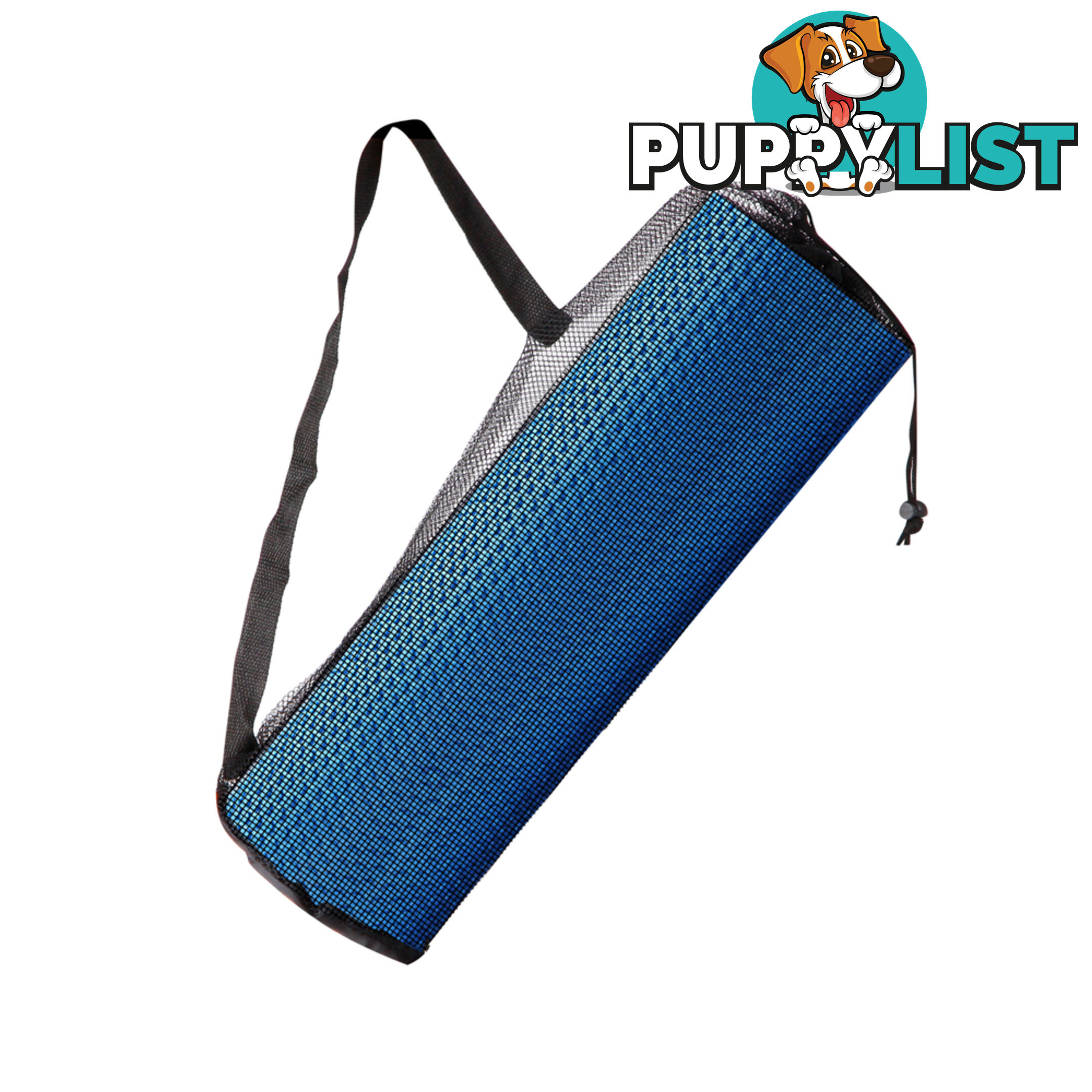 Yoga Gym Pilates EVA Stick Foam Roller Blue 45 x 15cm