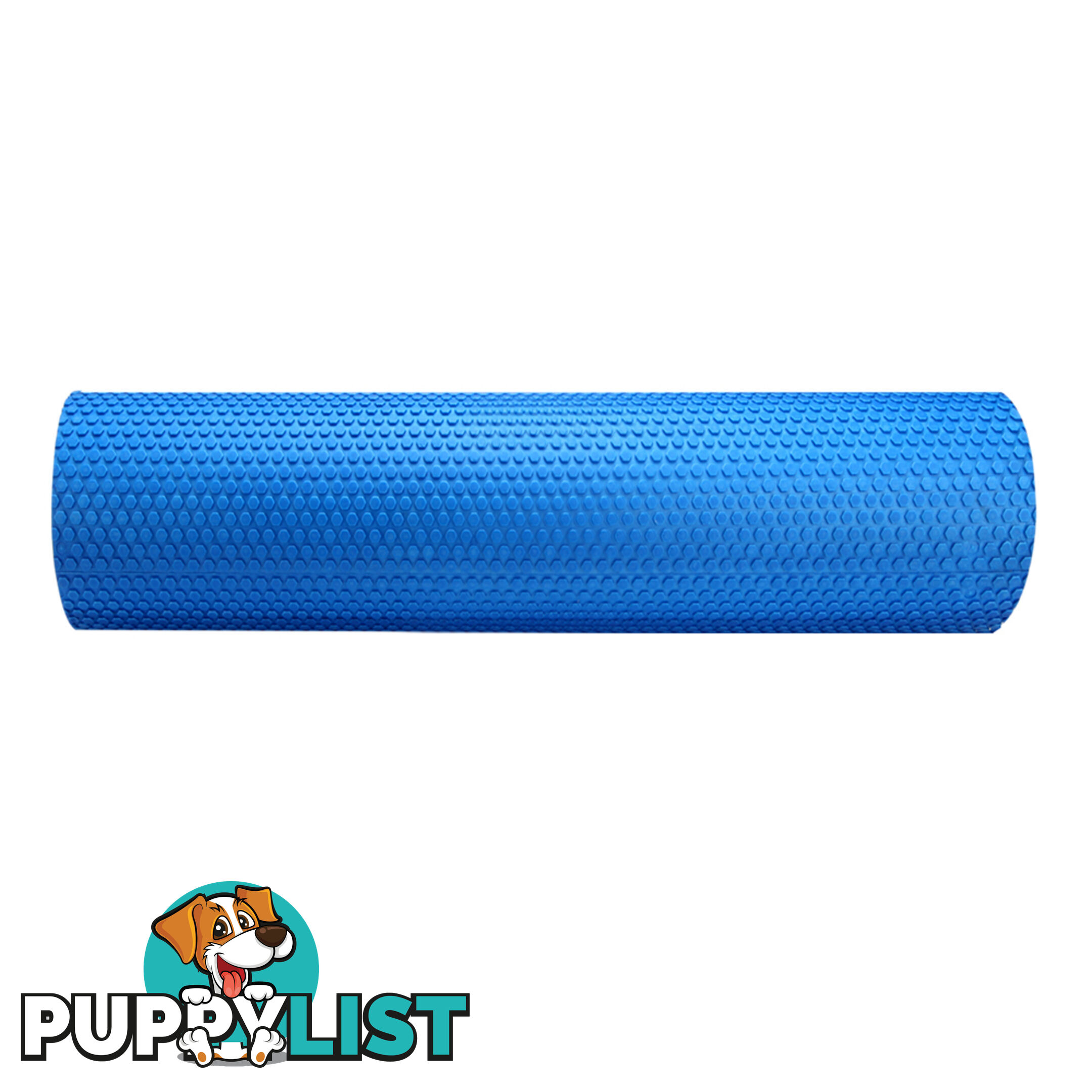 Yoga Gym Pilates EVA Stick Foam Roller Blue 45 x 15cm