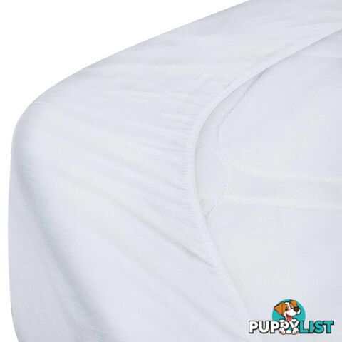 Fitted Non-Woven Waterproof Mattress Protector PU Coating Bed Cover King Single