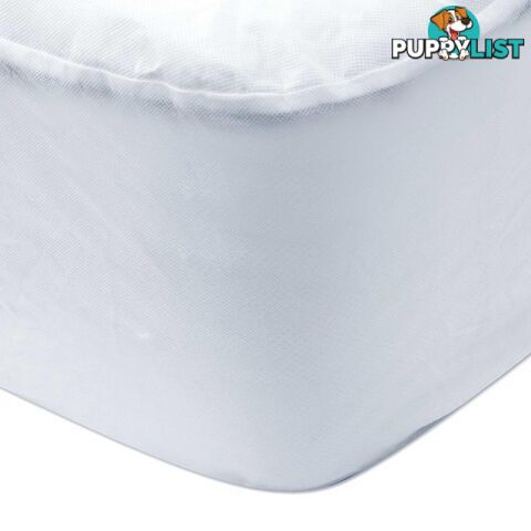 Fitted Non-Woven Waterproof Mattress Protector PU Coating Bed Cover King Single