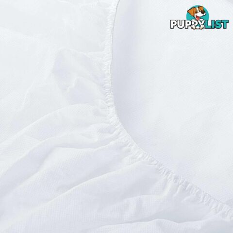 Fitted Non-Woven Waterproof Mattress Protector PU Coating Bed Cover King Single