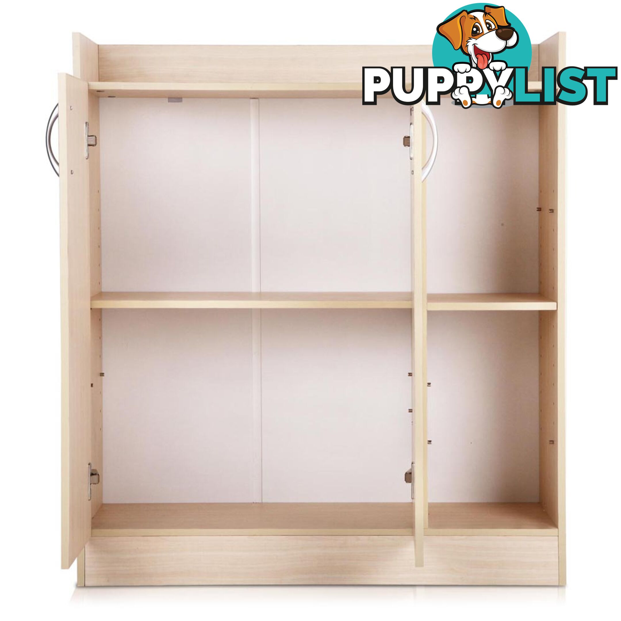 2 Doors Shoe Cabinet 21 Pairs Rack Storage Shelf Cupboard Organiser Natural