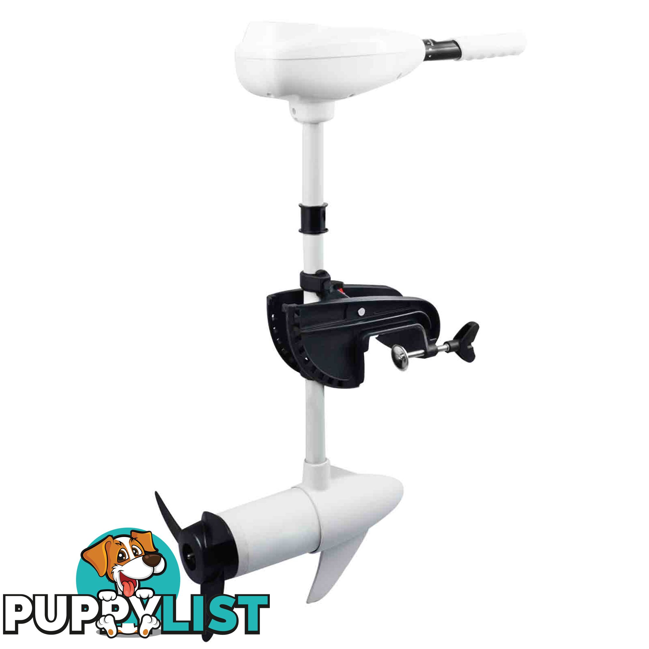 55LBS Electric Outboard Trolling Motor Inflatable Boat Engine Fish White