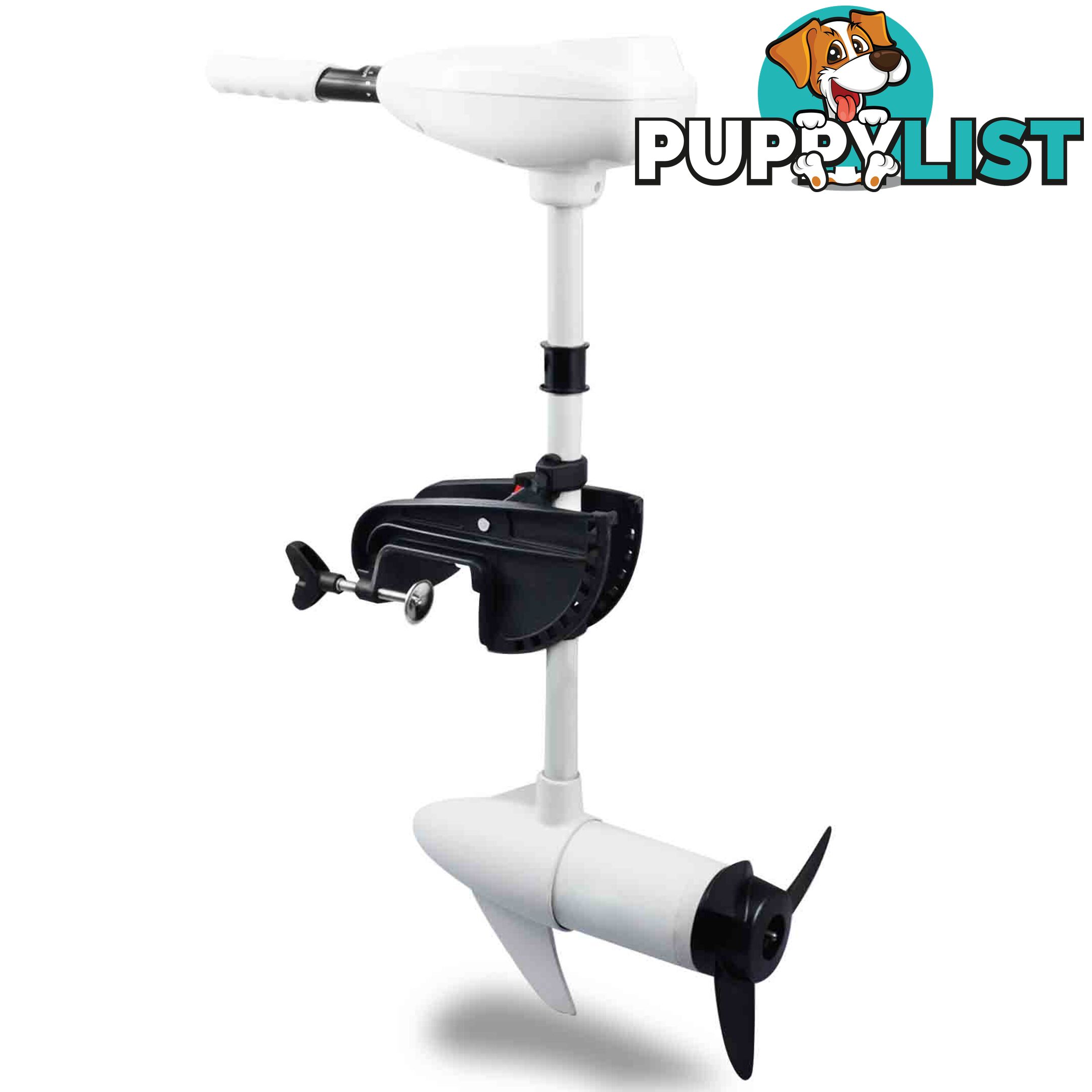 55LBS Electric Outboard Trolling Motor Inflatable Boat Engine Fish White