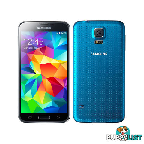 Samsung Galaxy S5 G900i Mobile Phone Blue Refurbished