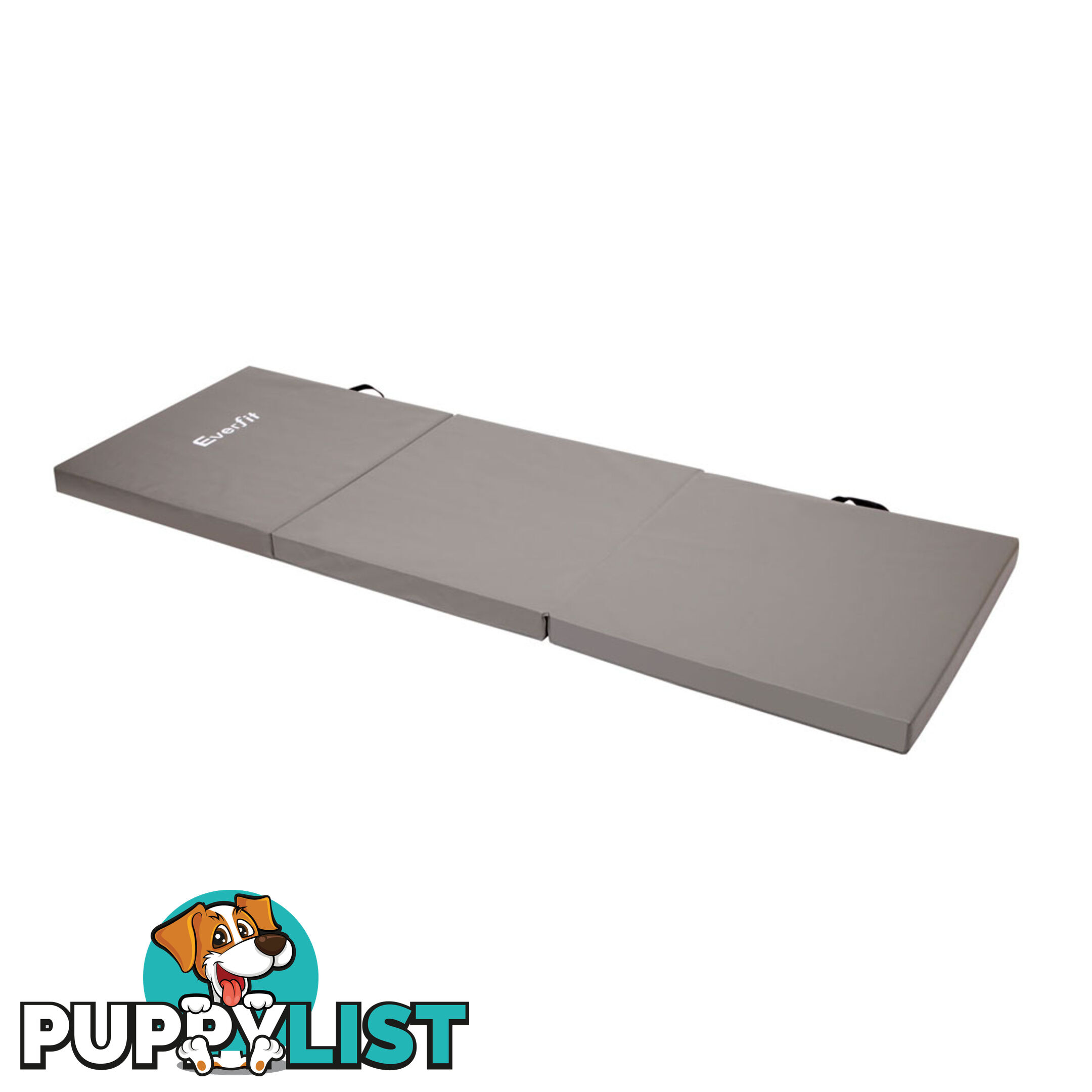 Trifold Exercise Mat Floor Grey