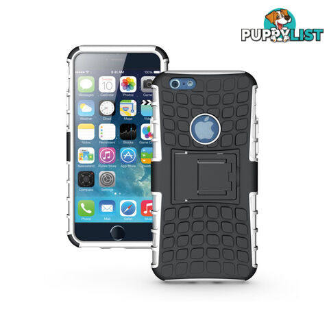 Rugged Heavy Duty Case Cover Accessories White For iPhone 6 Plus 5.5 inch